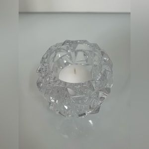 Tiffany & Co. Crystal Candle Holder